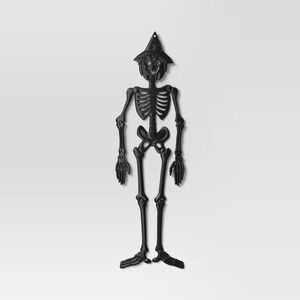 60" 3D Jointed Witch‎ Skeleton Halloween Decorative Prop Black - Hyde and EEK!